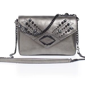 Grande GG Maull Leather Bag in Pistol